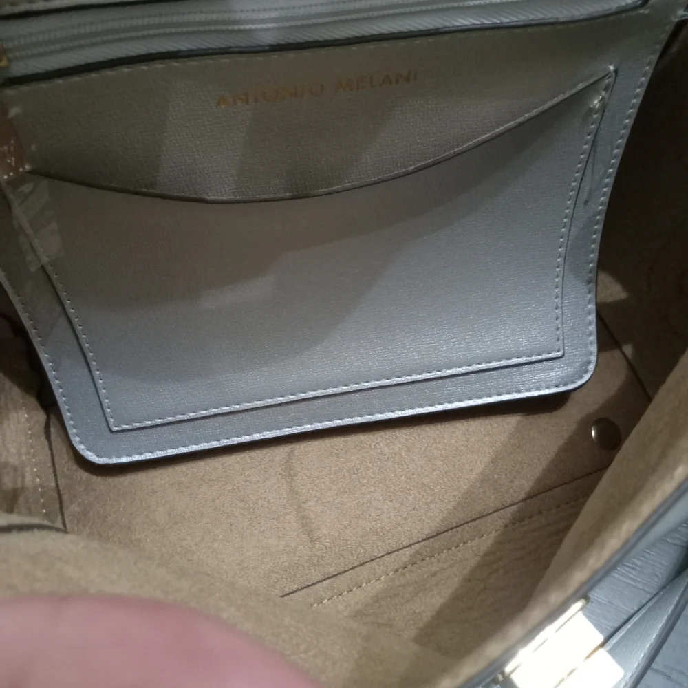 Antonio Melani Vegan Satchel Bag - Picture 5 of 9